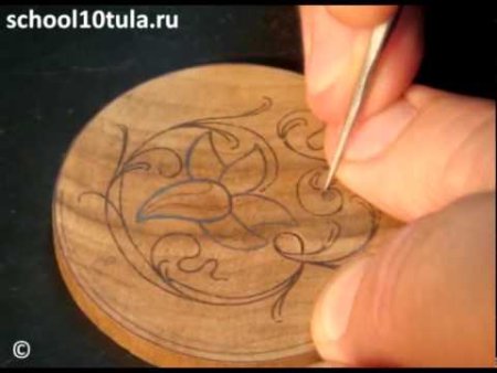 Резец для всечки проволоки в дерево