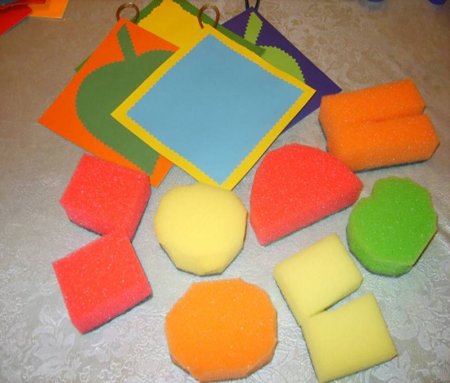 Фигурки из губки для посуды