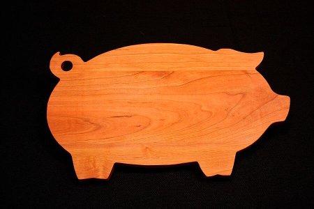 Доска разделочная фигурная деревянная
