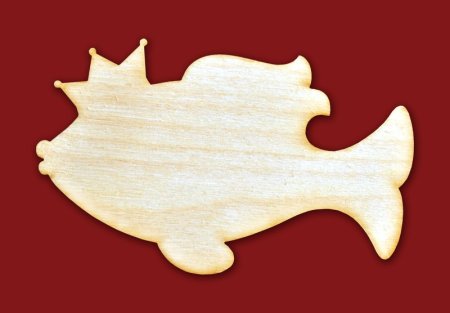 Разделочная доска из фанеры рыба