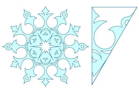 Как вырезать снежинки из бумаги шаблоны