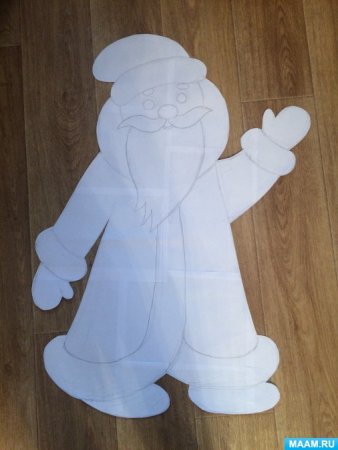 Снеговик из потолочной плитки