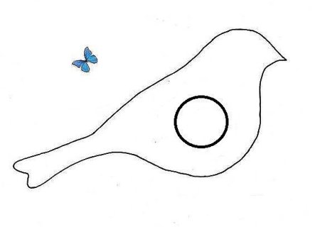 Снегирь шаблон