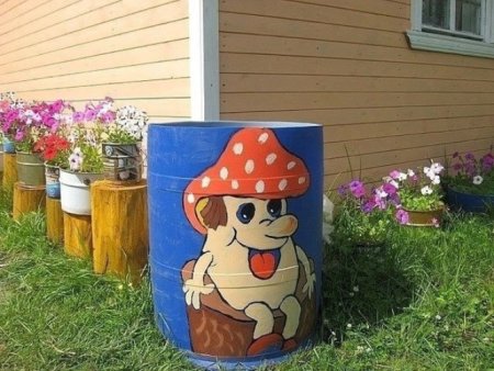 Раскрасить бочки