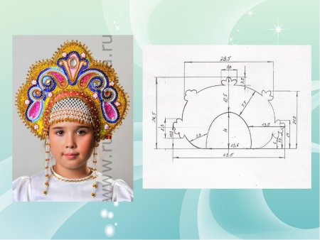 Кокошник эскиз
