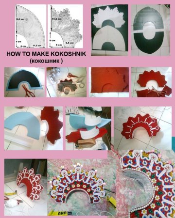 Лекало кокошника