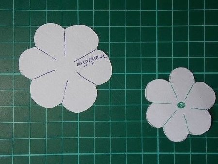 Шаблоны цветов для скрапбукинга