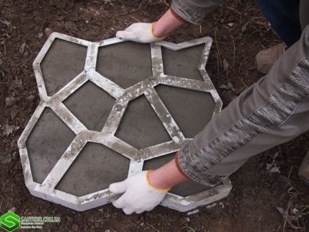 Форма для заливки дорожек