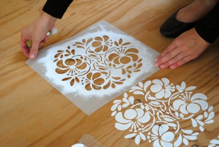 Трафареты для декора стола