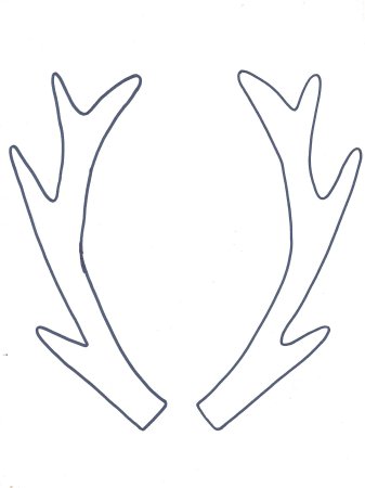 Трафарет оленя своими руками (46 фото)