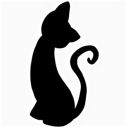 Трафареты кошек для декора