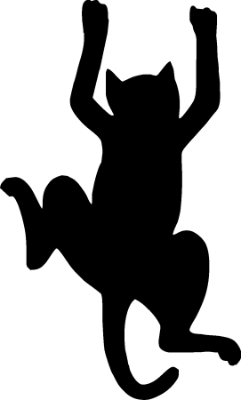 Трафарет кошки