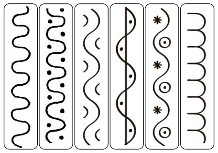 Графомоторные полоски для детей