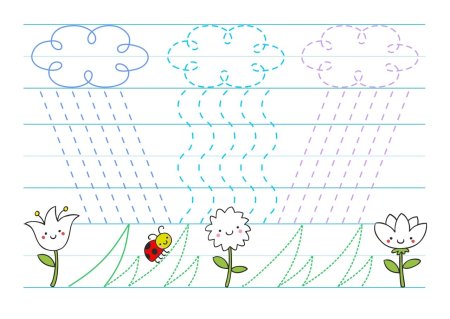 Графомоторика для дошкольников 4-5 лет