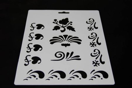 Трафарет на пластике