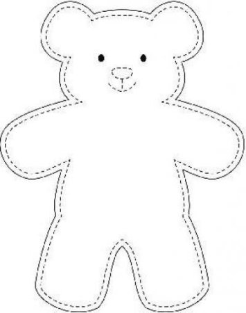 Трафарет для шитья мягкой игрушки