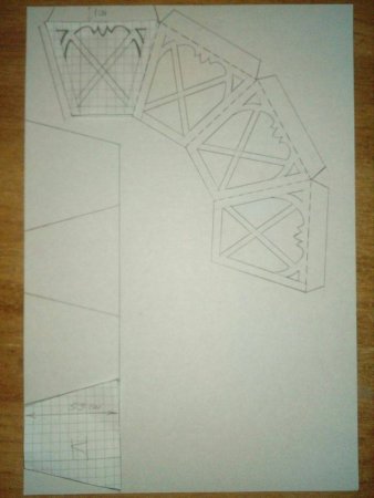 Фонарь из картона