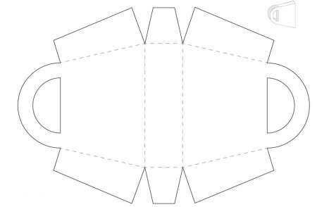 Коробочка для подарка шаблон