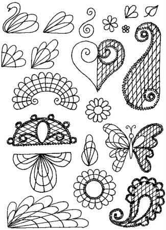 Трафареты для украшения шоколадом