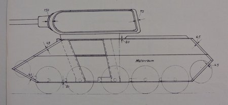 Чертёж танка т-34 из дерева