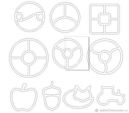 Менажница DXF