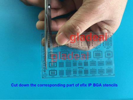 Восстановление маски BGA