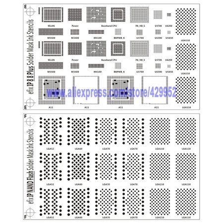 Трафарет для пайки stm32
