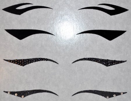 Трафарет стрелки для глаз