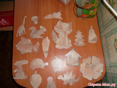 Трафарет из линолеума