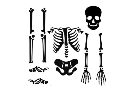 Костюм скелета