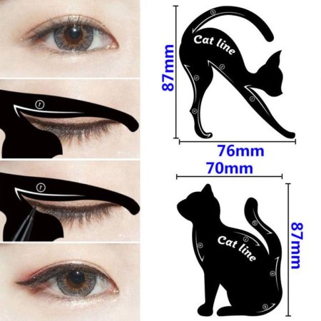 Трафарет для стрелок для глаз