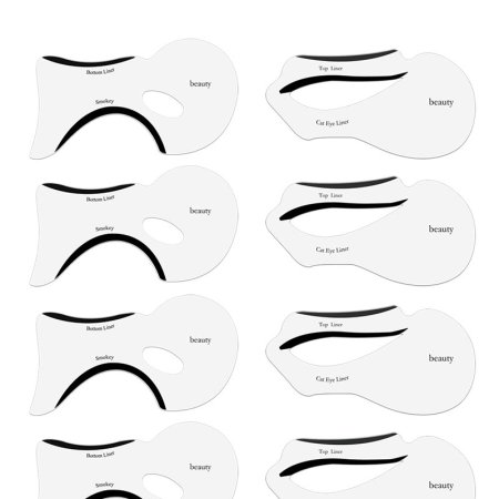 Набор трафаретов для бровей Stellary Brow Stencils Kit, 4 формы