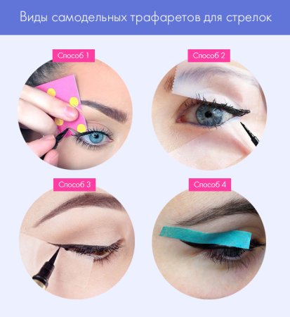 Трафарет для подводки глаз