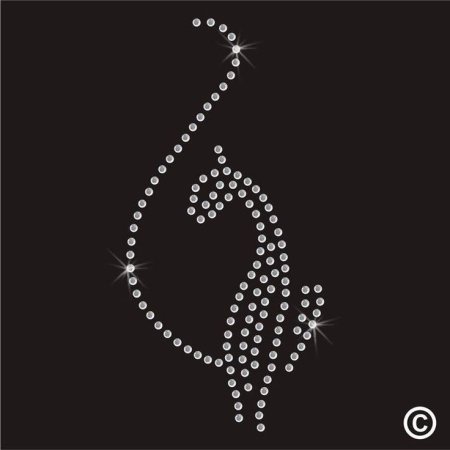 Трафарет из страз