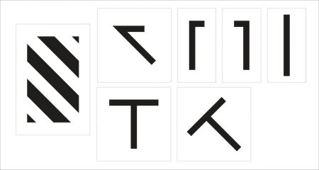 Трафарет для разметки на паркинге