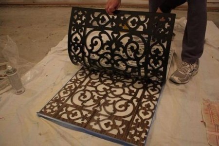 Трафарет из линолеума своими руками