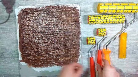 Фактурные валики для шпаклевки