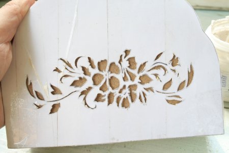 Объемный трафарет для стен