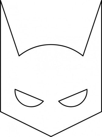 Маска Batman raskraska