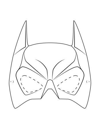 Маска Spider man выкройка