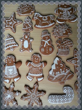 Рождественские пряники медовые козули