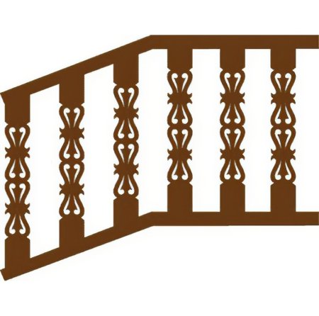 Балясины трафарет