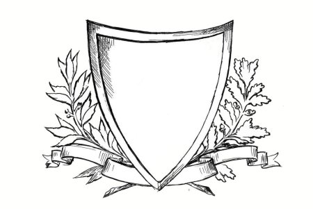 Семейный герб шаблоны образцы цветные