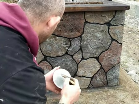 Отделка цоколя имитация камня