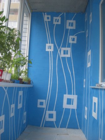 Разрисовать балкон