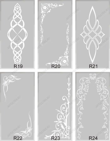 Трафарет матирование стекла пастой