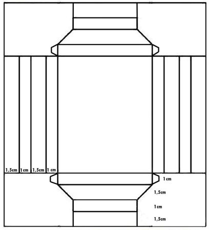 Объемная рамка из картона