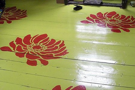 Трафарет для покраски пола