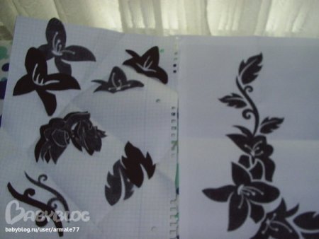 Аппликация из кожи цветы на одежде
