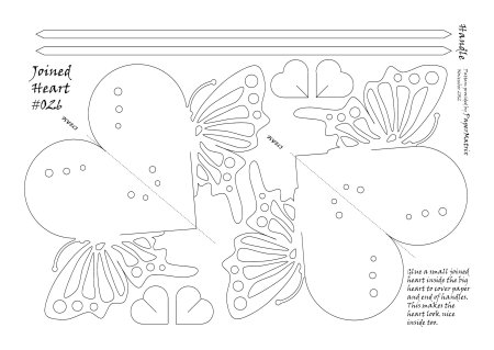 Объемные открытки схемы